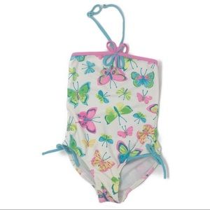 Kate Mack Girls Butterfly One Piece Swimsuit